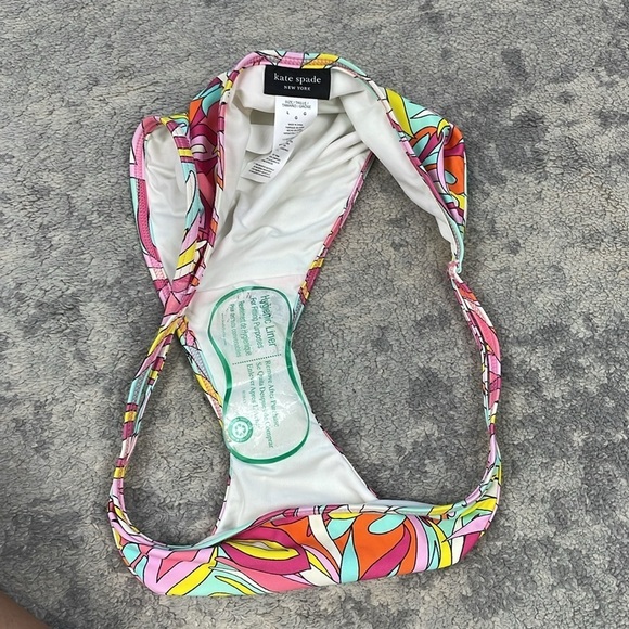 New Kate Spade Underwire Bikini Top and Bottom 2 Piece Swim Anemone Floral L - Picture 8 of 11